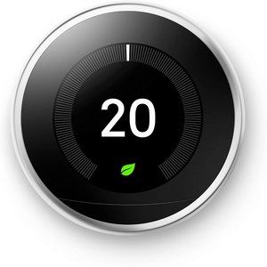 Google Nest Learning Thermostat  - 3rd Generation Nest Thermostat  - Stainless S